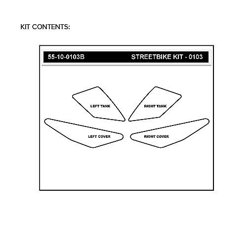 2輪 ストンプグリップ トラクションパッドタンクキット クリア P067-1620 JAN：4548916568116 ヤマハ MT-09 TRACER 2015年 | ストンプグリップ STOMPGRIP P065-7646 ダート P064-3255