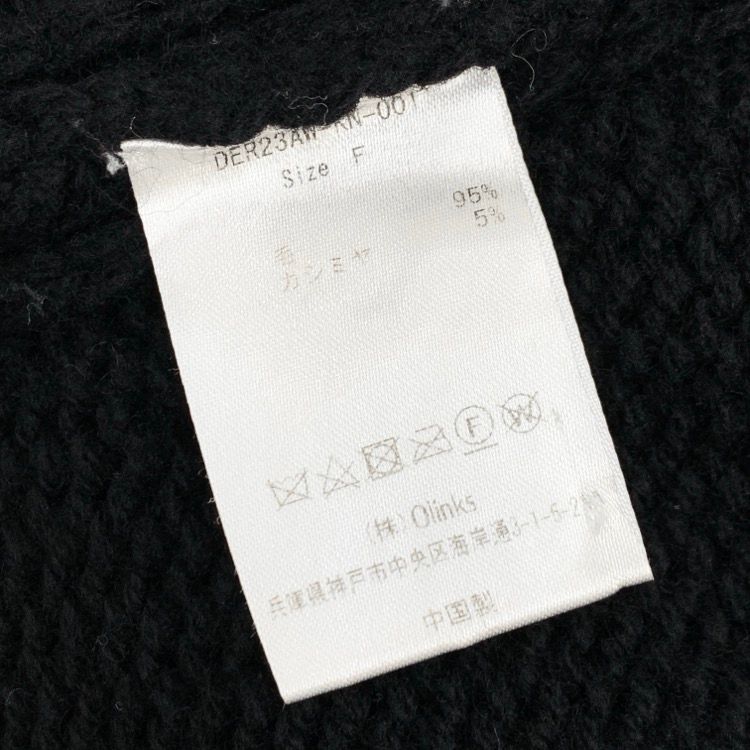 デレス deres オンリーワンニット　BLACK デレス deres オンリーワンニットBLACK