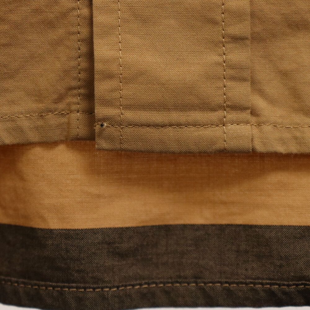 BURBERRY (バーバリー) 20AW ロゴプリントパッチワーク 長袖チェック