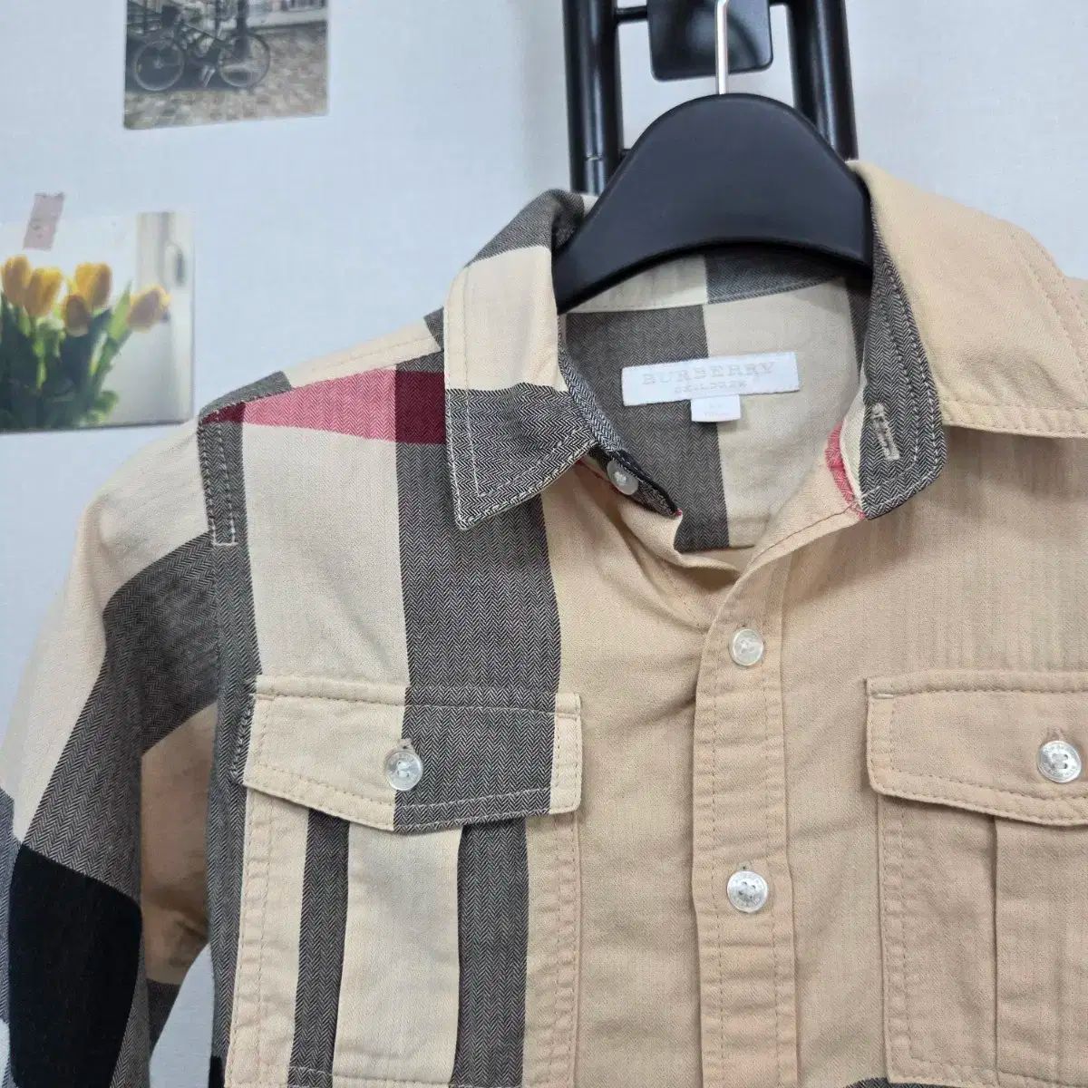 BURBERRY キッズ 110 6Y ブラウス ワイシャツ 新品 タグ付き BURBERRY キッズ 110 6Y ブラウス ワイシャツ 新品 タグ付き
