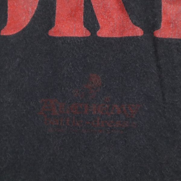 ALCHEAY POKER 90s  プリント 半袖 Tシャツ 黒 アルケミーポーカー オールド メンズ  210707