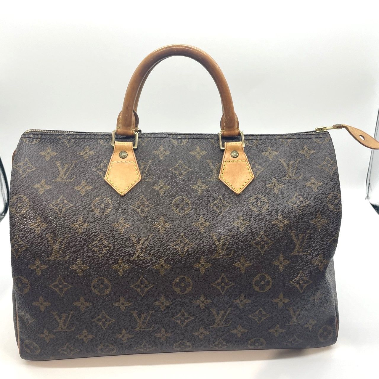 ルイヴィトン スピーディ35 モノグラム ハンドバッグ M41524 704 極美品 LOUISVUITTON ルイヴィトン スピーディ35 ハンドバッグ