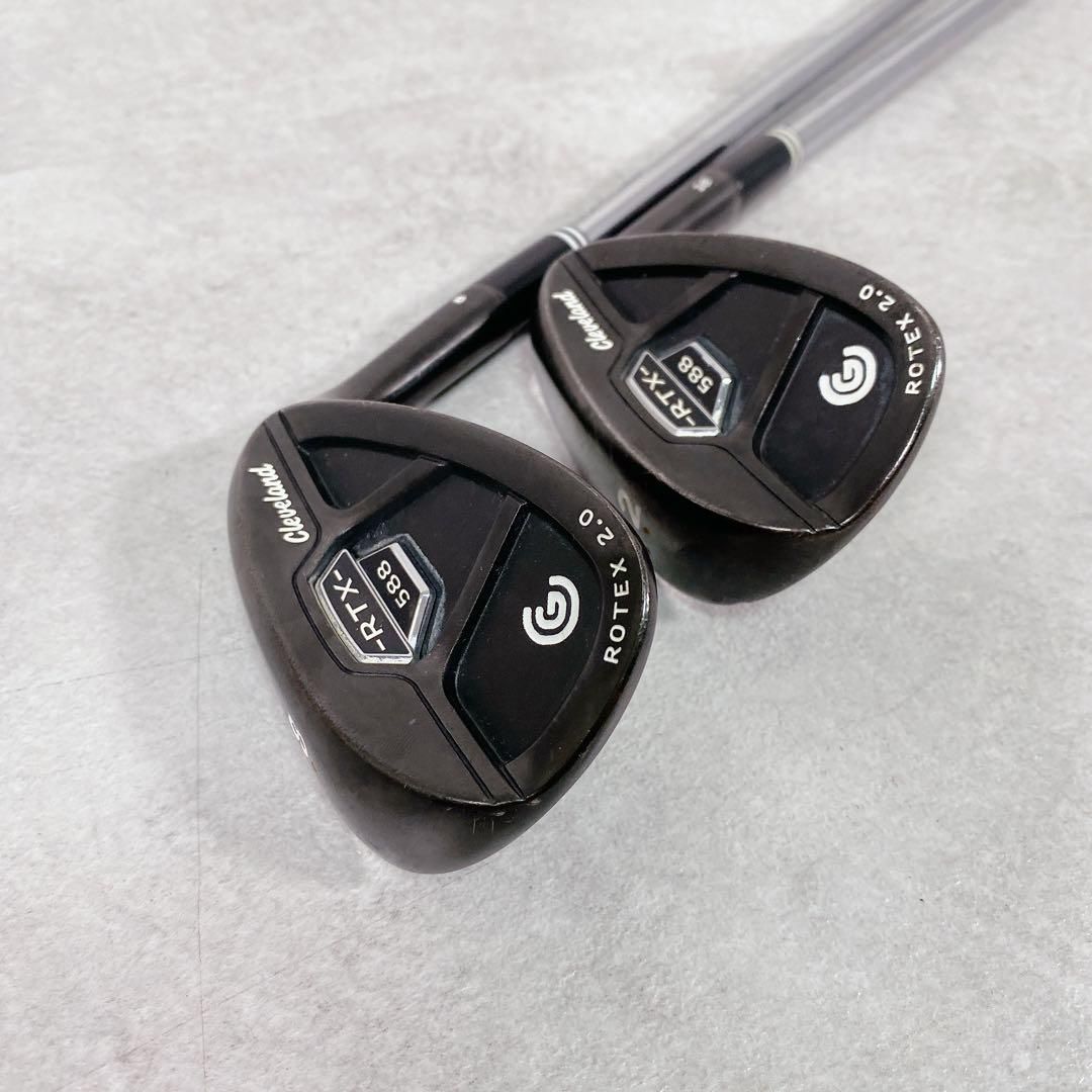 X722 クリーブランド ウェッジ 48° 52° RTX588 ブラックサテン X722 クリーブランド ウェッジ 48° 52° RTX588 ブラックサテン