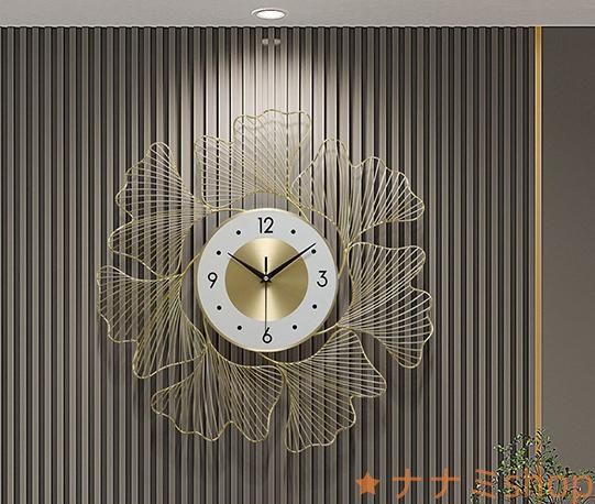 家のモダンなリビングルームのレストランの装飾壁時計ひまわりシンプルなファッション壁時計花びらエッジ壁時計