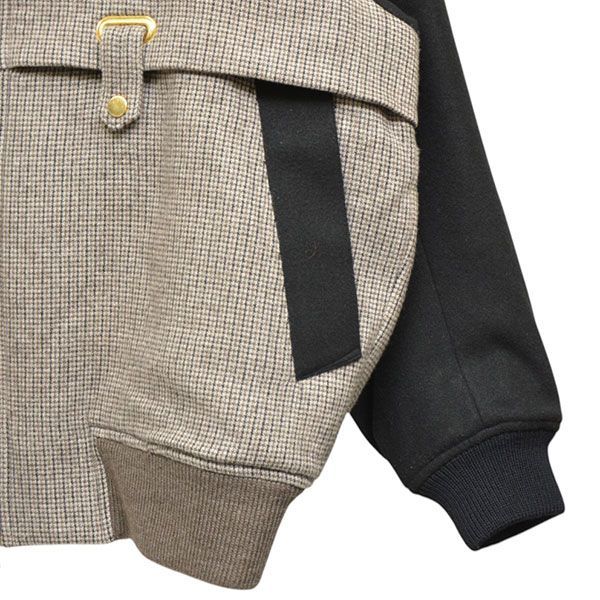 TAUPE トープ 2022AW QUILT HOUNDSTOOTH ZIP BLOUSON 中綿ジップ