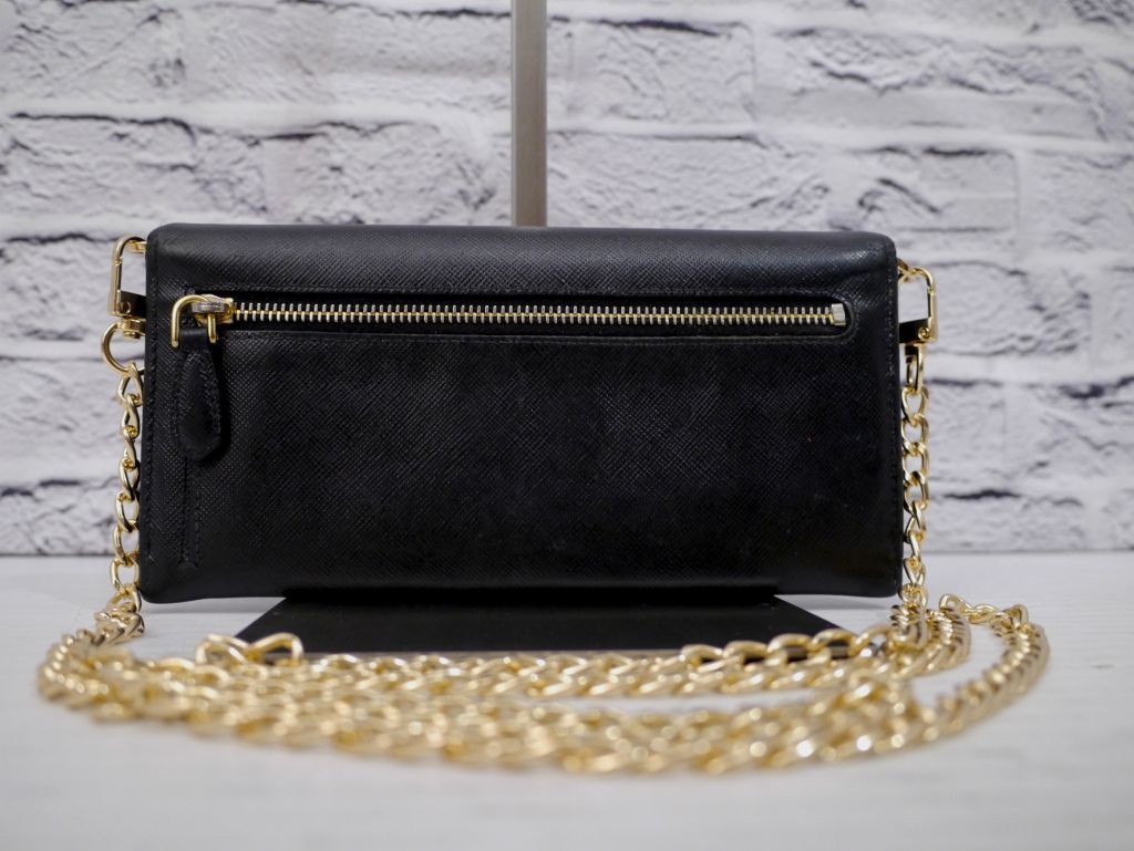 PRADA リボンサフィアーノブラック 長財布クラッチバッグ Amazon | (プラダ) PRADA PRADA/プラダ リボンラウンド