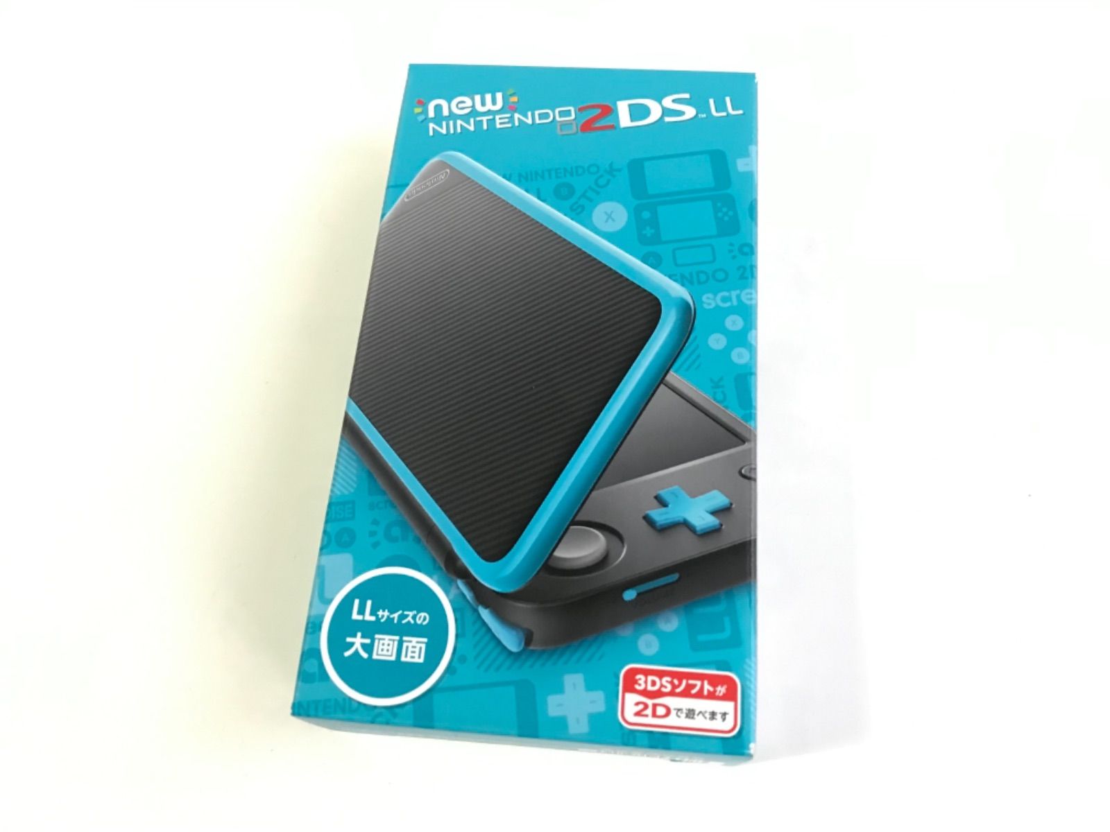 任天堂2DS LL本体 ブラック＆ターコイズ ポケモンカセット付き テレビ