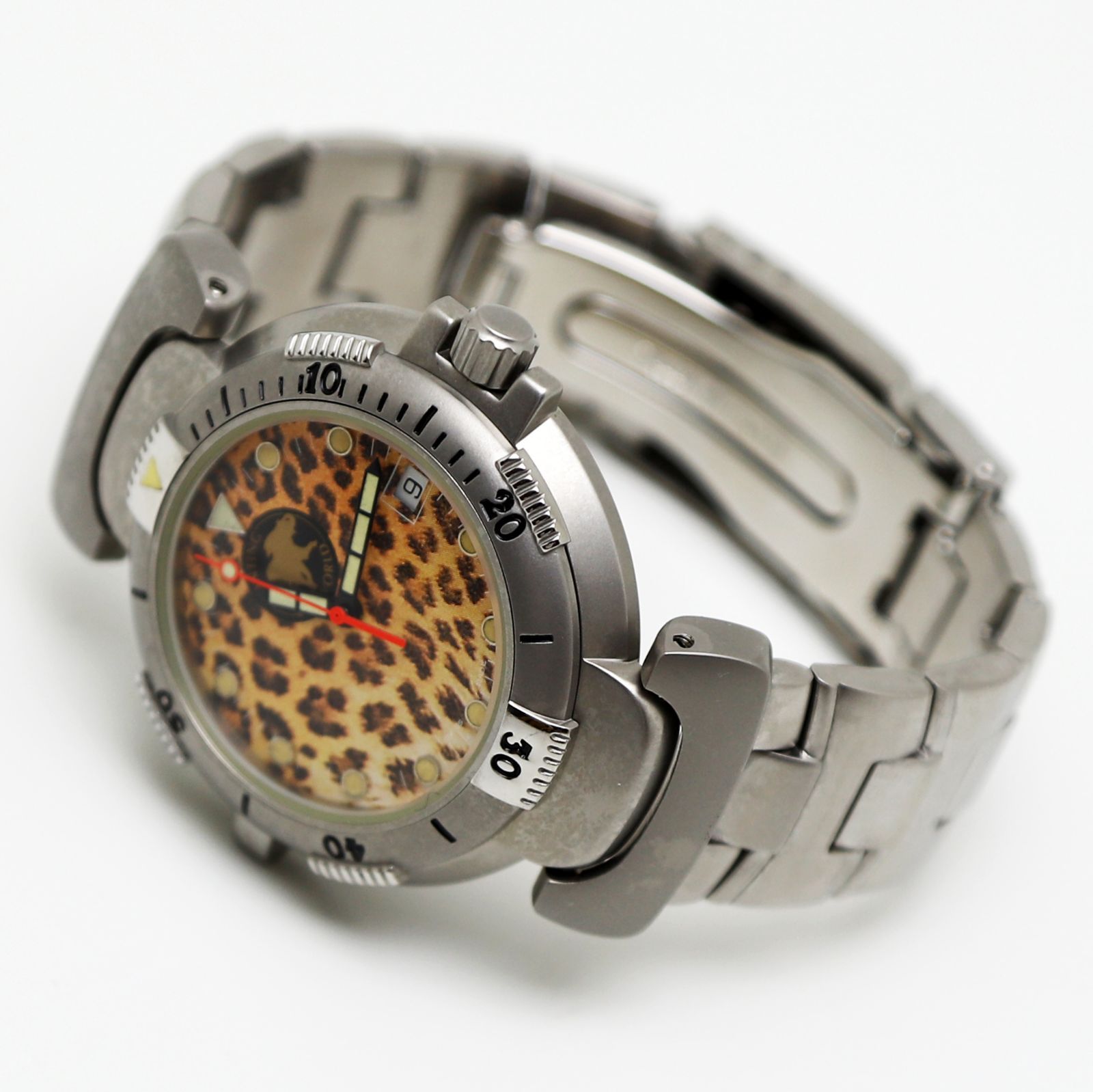 ハンティングワールド 750本限定 サファリトゥデイ 自動巻き 豹柄 腕時計 ハンティングワールド サファリトゥデイ 世界750本限定 自動巻き AT 豹