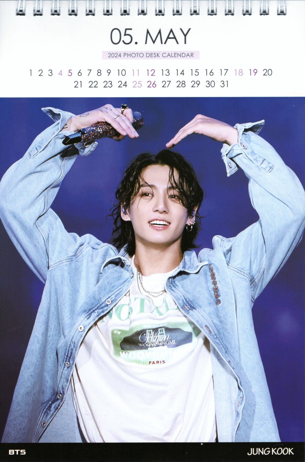 BTS バンタン ジョングク jungkook 2024 卓上 カレンダー （Bts