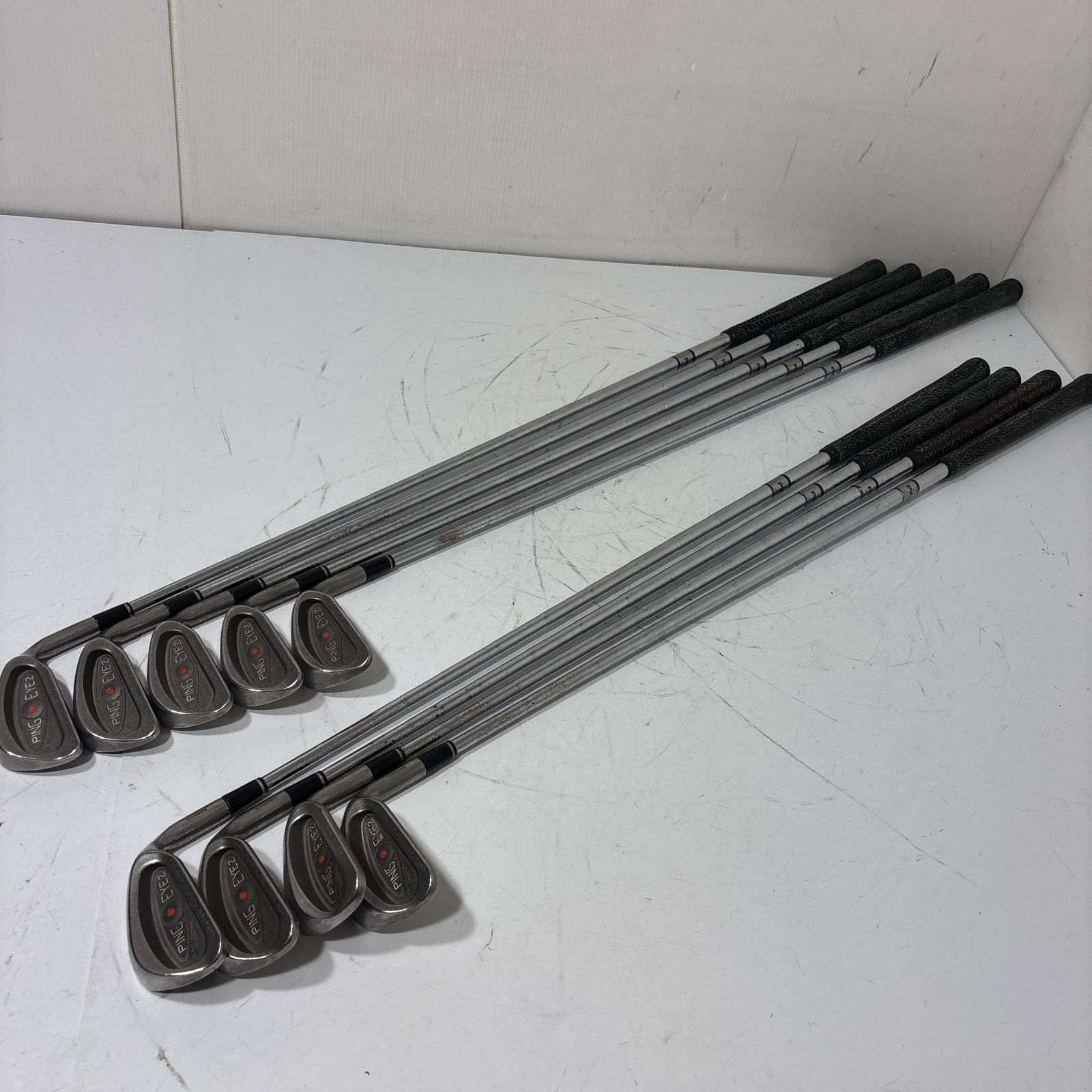 PING EYE 2 赤ドット アイアン9本セット ♯3-♯SW 純正スチール