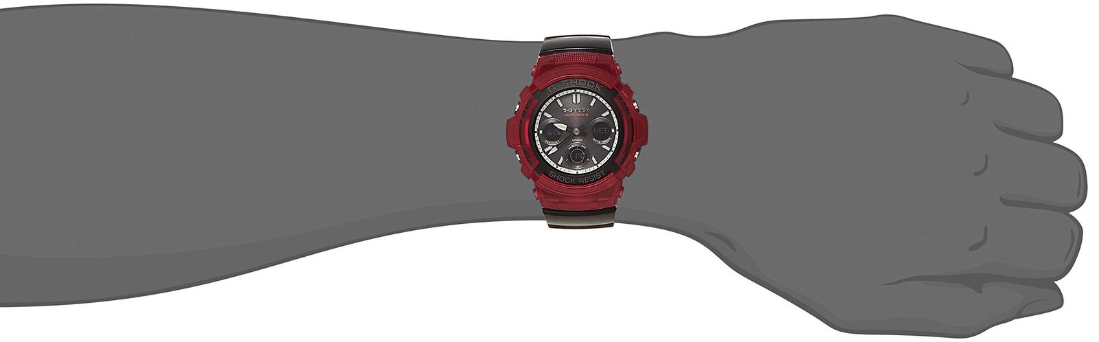 ☆ほぼ未使用☆[カシオ] 腕時計 ジーショック AWG-M100SRB-4AJF AWG-M100SRB-4AJFサポートページ | CASIO