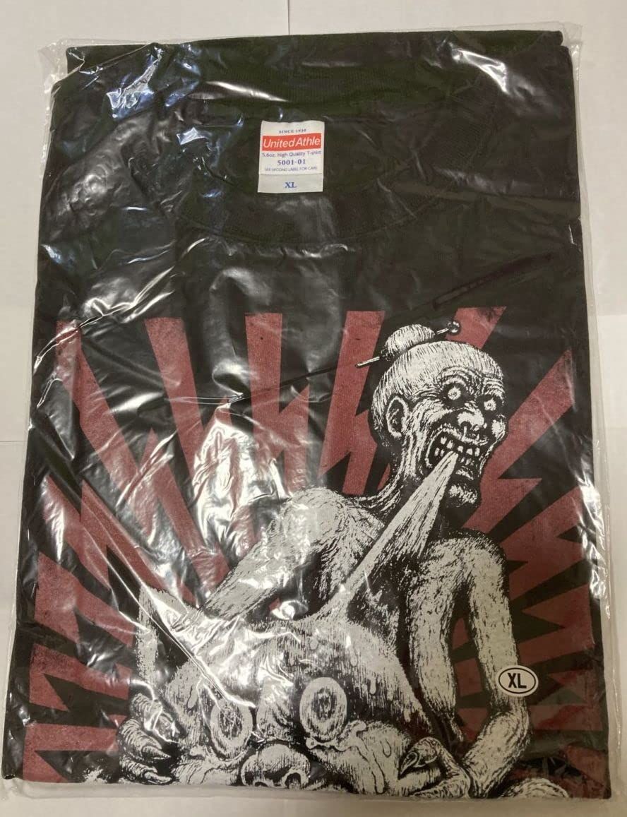 【美品】マキシマム ザ ホルモン 耳噛じる (廃盤メモリアル) Tシャツ XL マキシマムザホルモン 耳噛じる(廃盤メモリアル)Tシャツ(黒) S