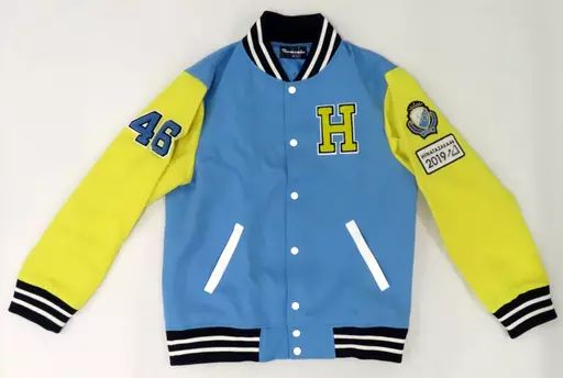 中古】衣類 日向坂46 スタジアムジャンパー スカイブルー XL