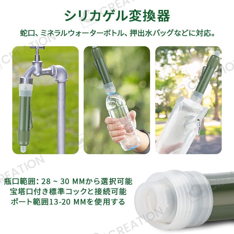 【激安セット】携帯用浄水器 携帯浄水器 濾過器 緊急用 災害 サバイバル 携帯浄水器 非常用ポータブル ろ過機 ろ過器 簡易浄水 ソーヤー マイクロスクィーズフィルター 浄水器 防災アイテム 防災グッズ 災害用 非常用 キャンプ アウトドア 登山