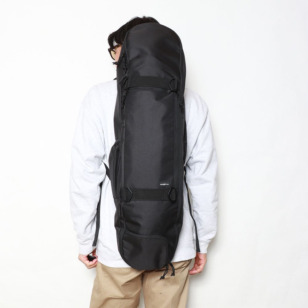 escapo skate コレクション bag ブラック×ライトグリーン スケート