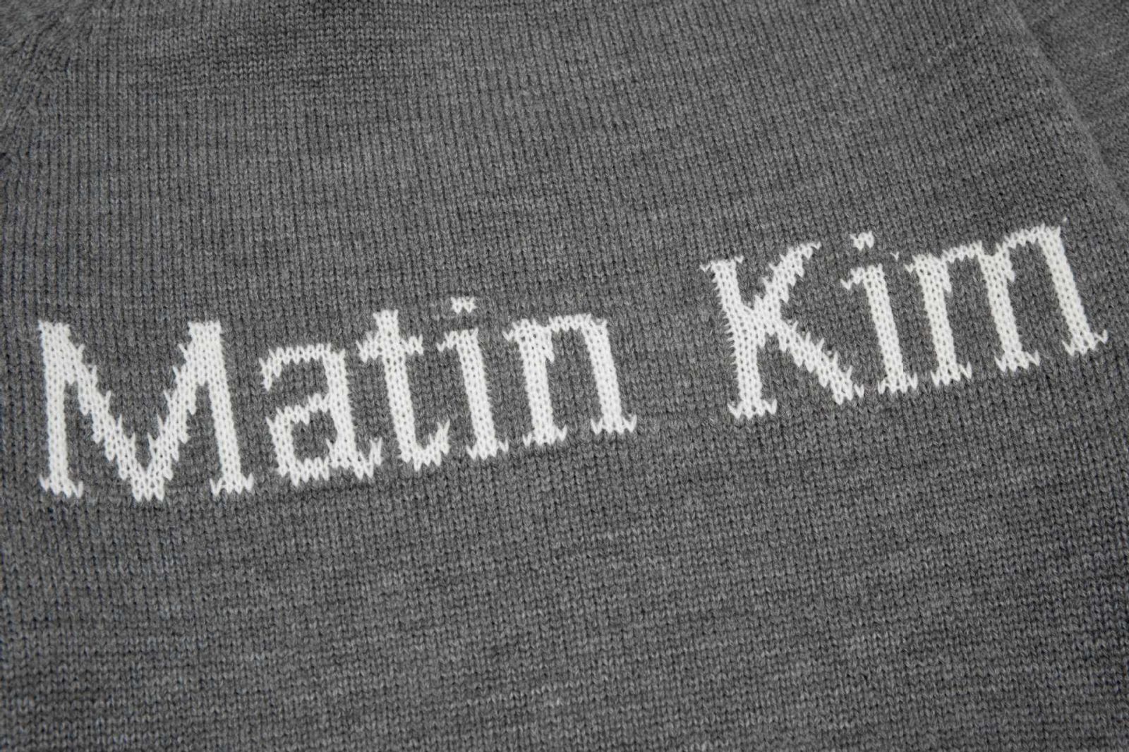 日本限定モデル 新品 Matin Kim マーティンキム ジップニットパーカー