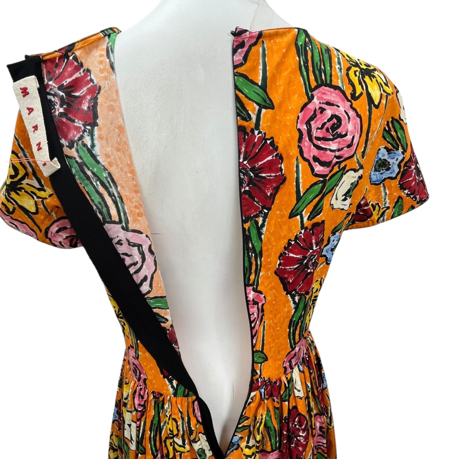 美品 マルニ MARNI 花柄 フラワープリント ワンピース 38,M レディース