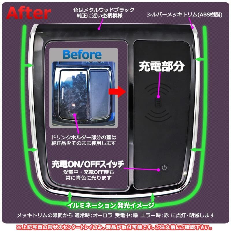 ワイヤレス充電器 黒