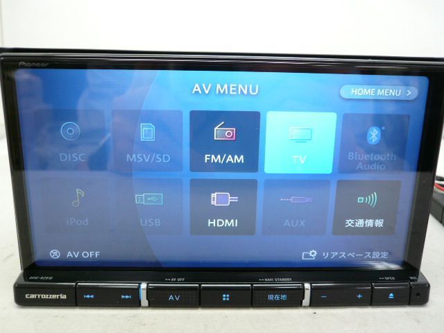 パイオニア 楽ナビ AVIC-RZ810-D Bluetooth SD 中古】 HDMI入