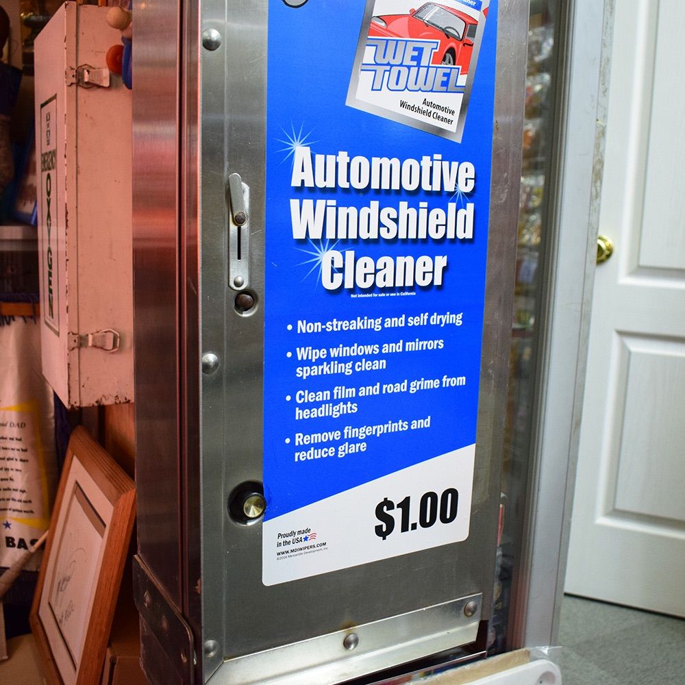 USA 芳香剤　WET TOWEL自動販売機 直輸入品】WET TOWEL カーウォッシュベンダー 洗車 自動販売機