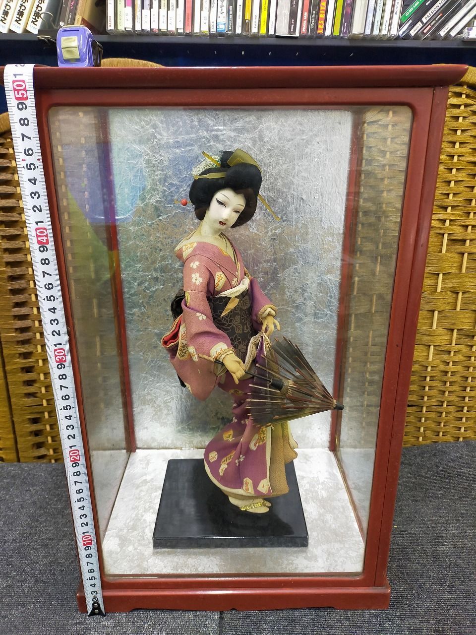 日本人形 ガラスケース 和人形 和風 昭和レトロ ⁄ 伝統工芸 ガラス