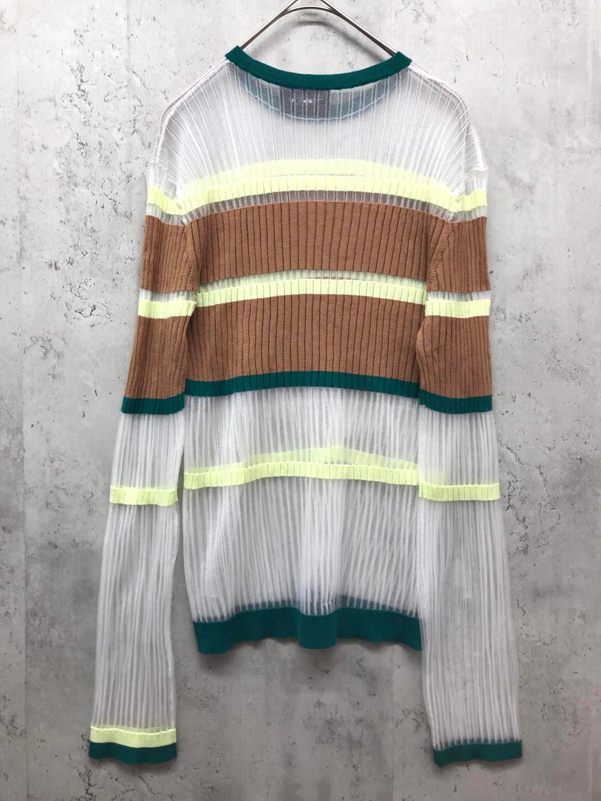 soduk スドーク ボーダー ブリーズニットトップ ニット セーター マルチ ◎レディース