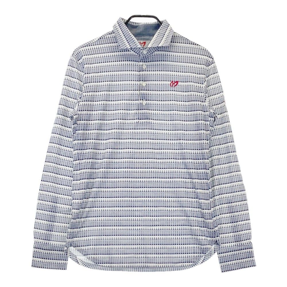 0S スポーツ MASTER BUNNY EDITION ゴルフウェア 長袖ポロシャツ