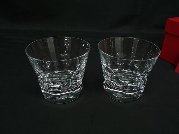 ♥ Baccarat バカラ ベルーガ クリスタルガラス コップ 食器 テーブルウェア 2個セット クリア BN4580