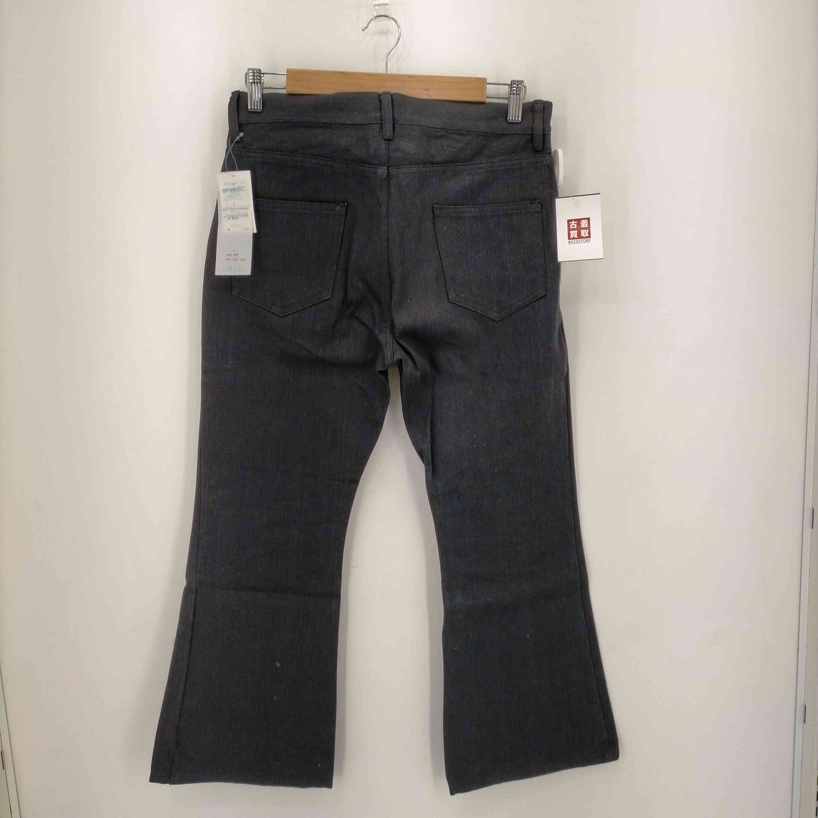 ブラックミーンズ BLACKMEANS クロップドフレアデニムパンツ F.W.S 