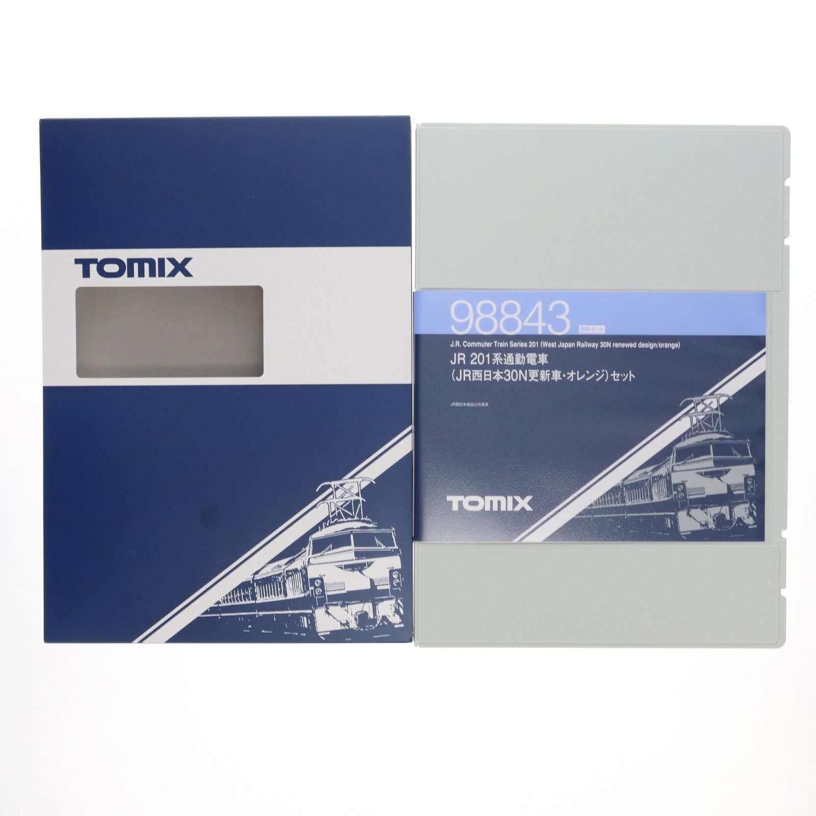 98843 JR 201系(JR西日本30N更新車・オレンジ)セット(8両)(動力付き) N