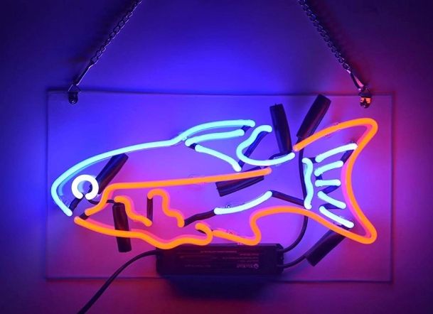 ネオンサイン 魚 NEON SIGN 装飾壁 室内 インテリア