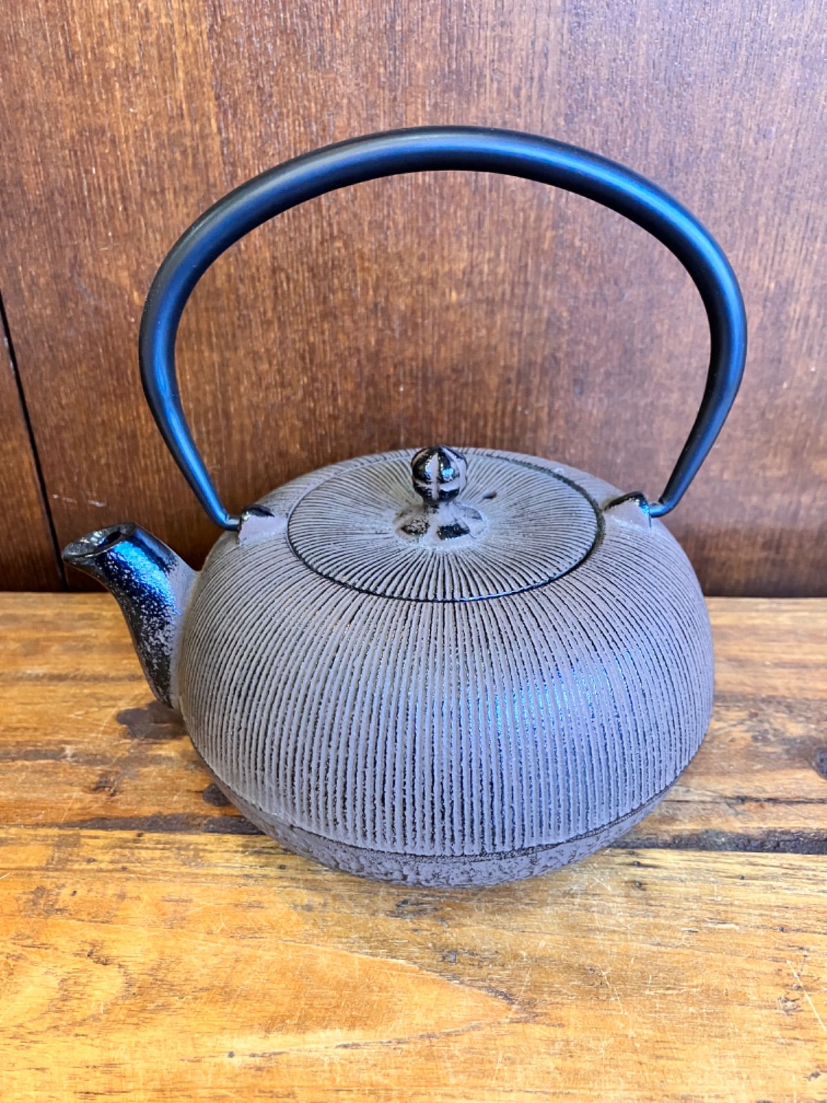 南部鉄器 鉄瓶 急須兼用 0.7L 茶こし付き 直火不可 茶道具 レトロモダン インテリア 和風 ティーポット 贈り物