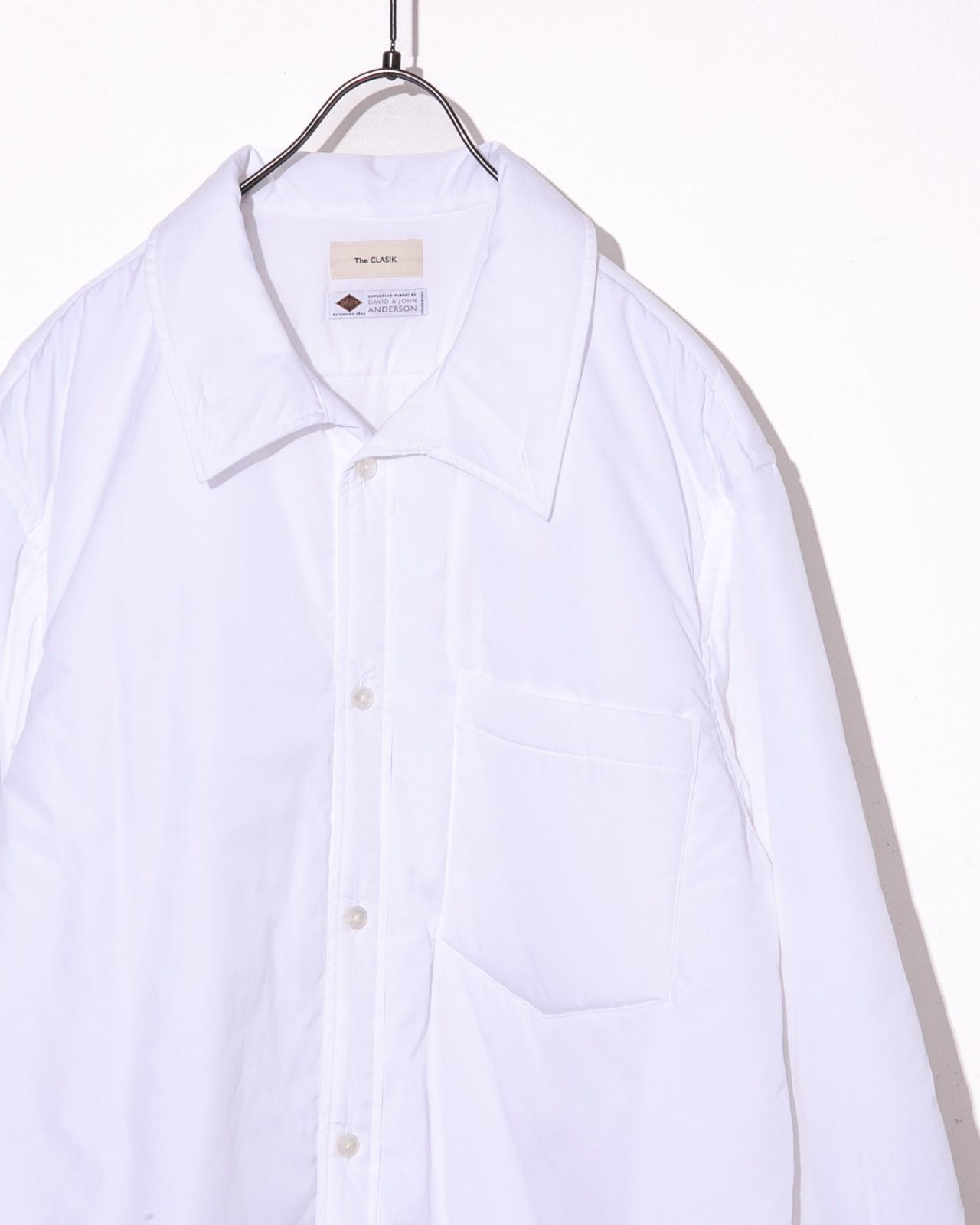 美品 The CLASIK×DAVID&JOHN ANDERSON 白シャツ TheCLASIK for UNLIMITED ” DAVID & JOHN ANDERSON SHIRT