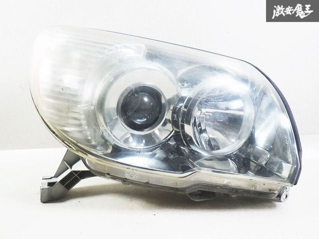 トヨタ純正 TRN210W TRN215W ハイラックス サーフ 後期 クロームメッキ ヘッドライト ヘッドランプ 右 運転席 KOITO 35-103 棚