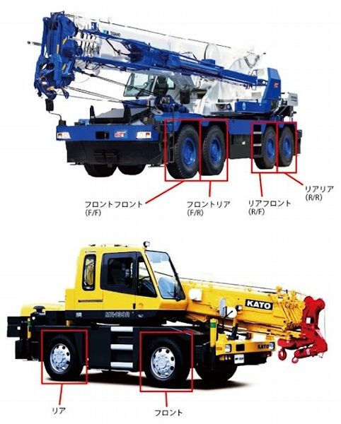TADANO ラフテレーンクレーン TR-250M-4 エアーエレメントA-713AB