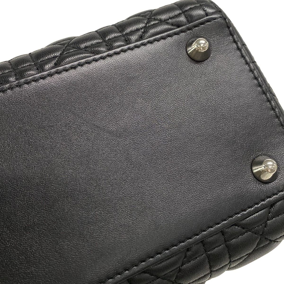 Dior 黒 ハンドバッグ 保存袋付き DIOR/ChristianDior(ディオール/クリスチャンディオール