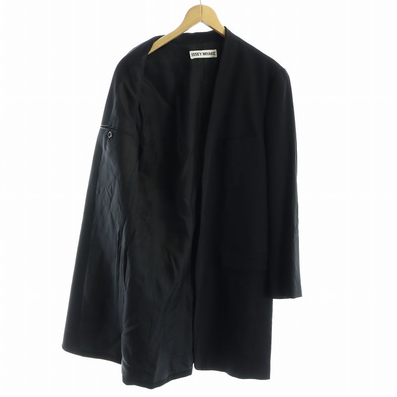 ノーカラーコート