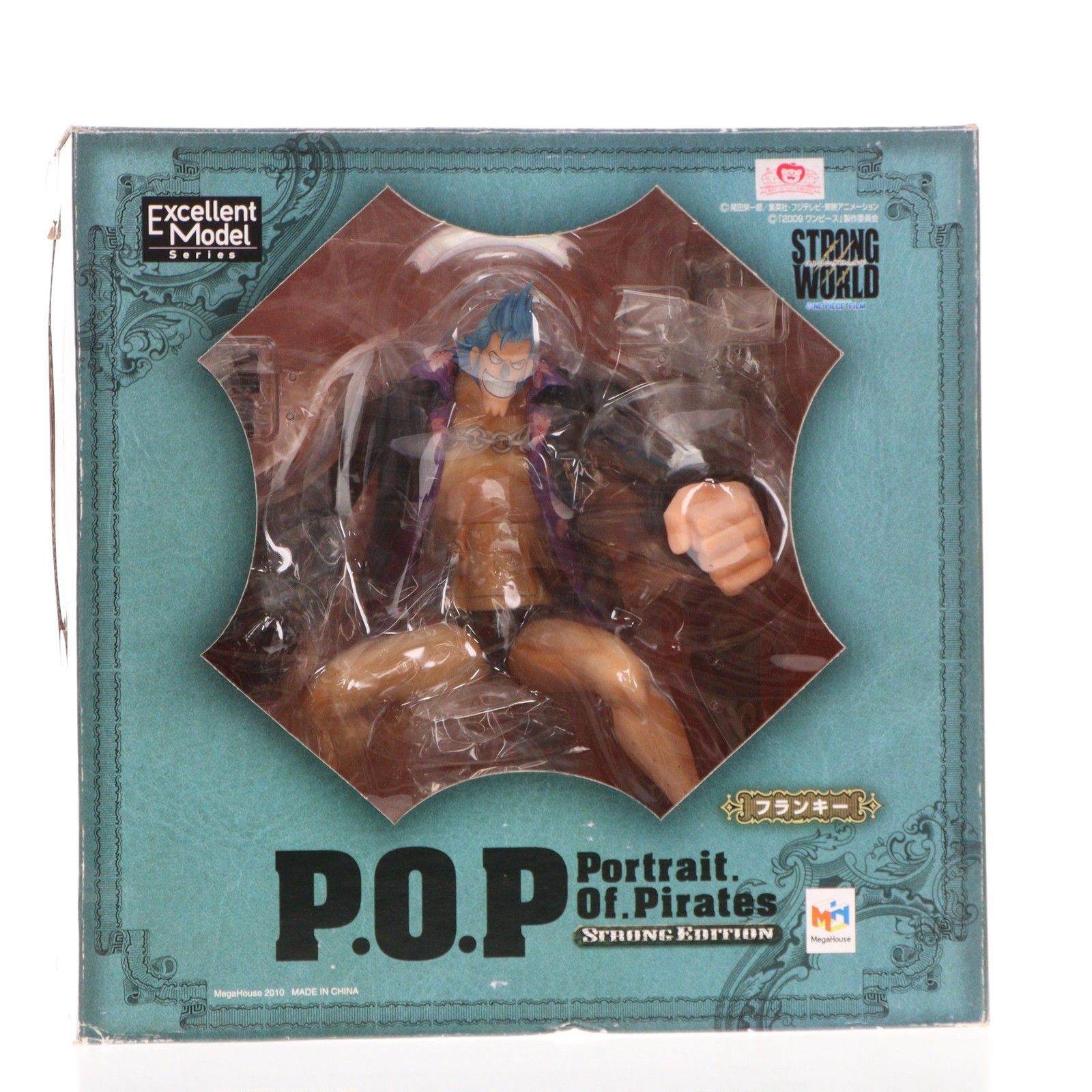 Portrait.Of.Pirates P.O.P STRONG EDITION フランキー ONE PIECE ワンピース 1 8 完成品 フィギュア メガハウス