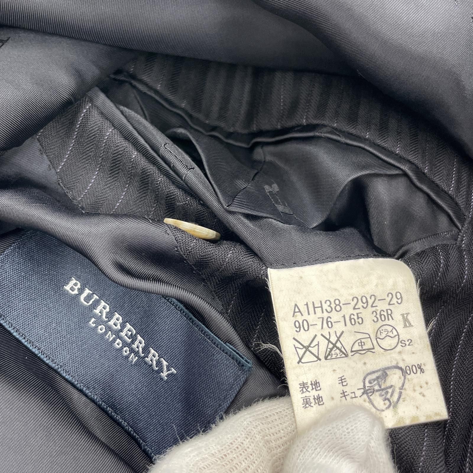 BURBERRY LONDON バーバリーロンドン ストライプスーツ3点セット size