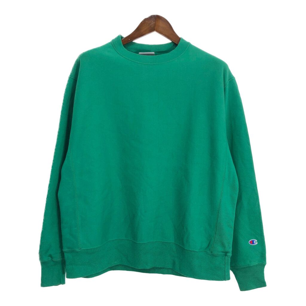 Champion チャンピオン REVERSE WEAVE リバースウィーブ スウェット 目無し 無地 (メンズ LARGE) 中古 古着 S2381