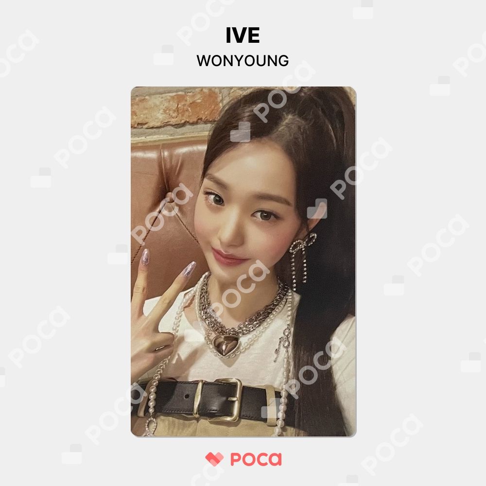 IVE ウォニョン トレカ LOVE DIVE M/V 現場 個人 PHOTOCARD