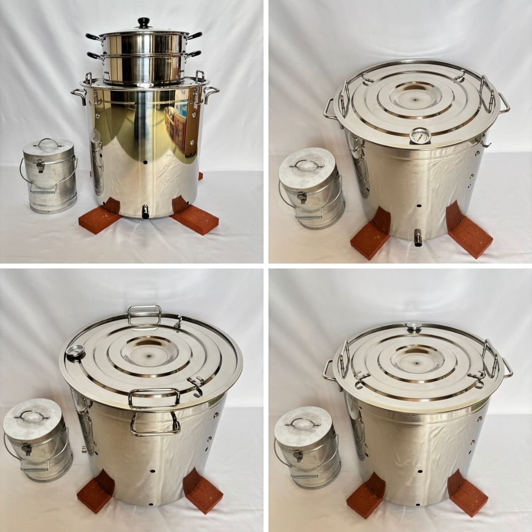 【単品】壺いらずの炭焼き芋 業務用 焼き芋機 マニュアル、サポート付きで安心 単品】業務用 焼き芋機 壺いらず ステンレス軽量｜副業