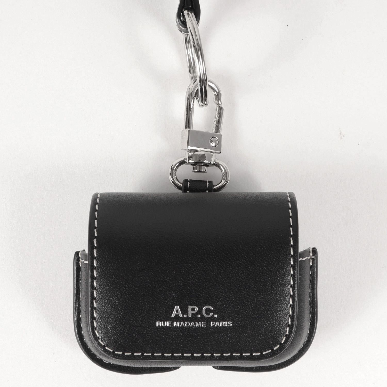 A.P.C. レザーAirpods proケース 黒