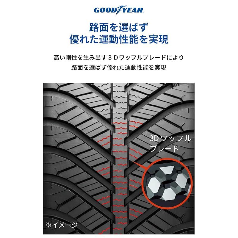 グッドイヤー GOODYEAR オールシーズン 165 55R14 72H Vector 4Seasons Hybrid タイヤのみ ホイールなし 1本 05609572 FFCRYSTALESIA_COM