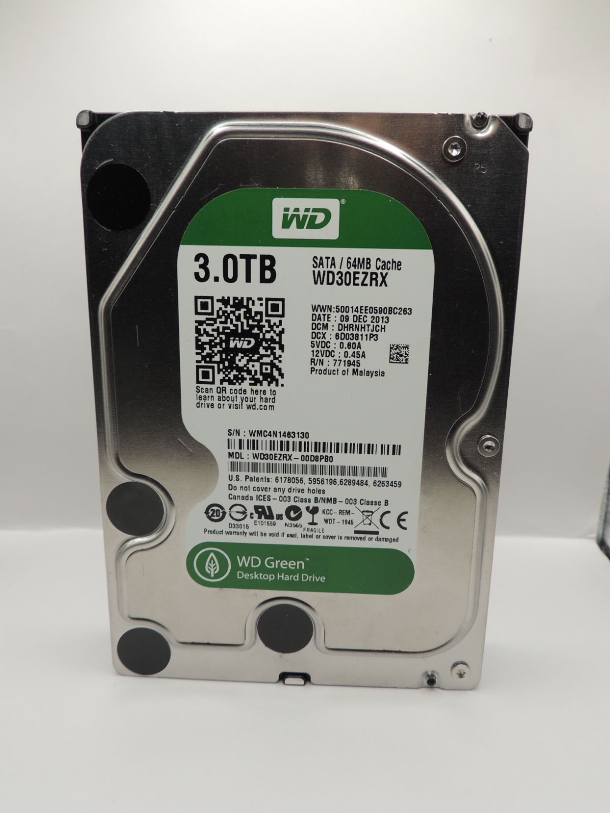 内蔵HDD 3TB Western Digital HDD WD30EZRX 注意品 - メルカリ