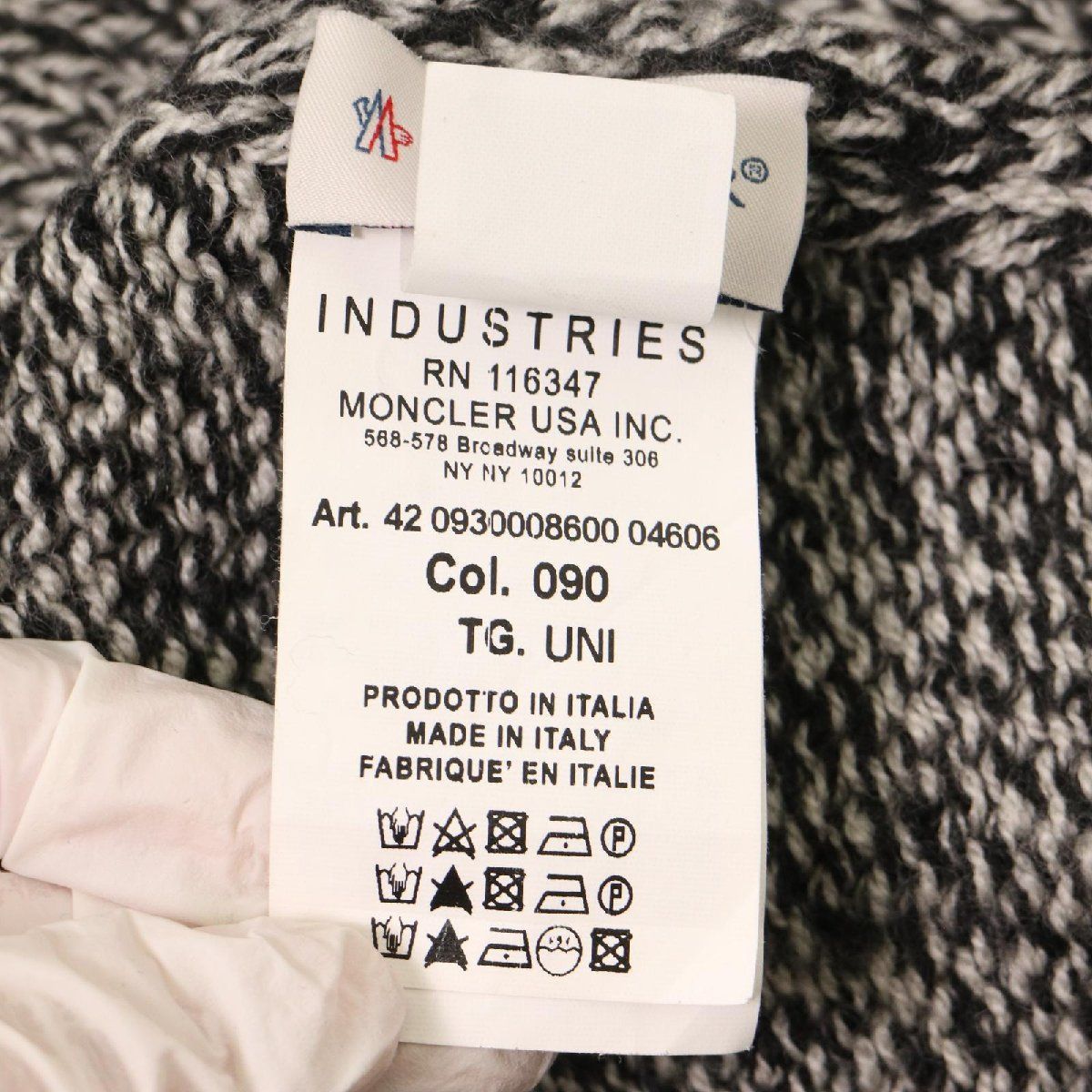 【未使用】MONCLER ベージュ マフラー MONCLER - モンクレール MONCLER マフラー ベージュ 大判の通販