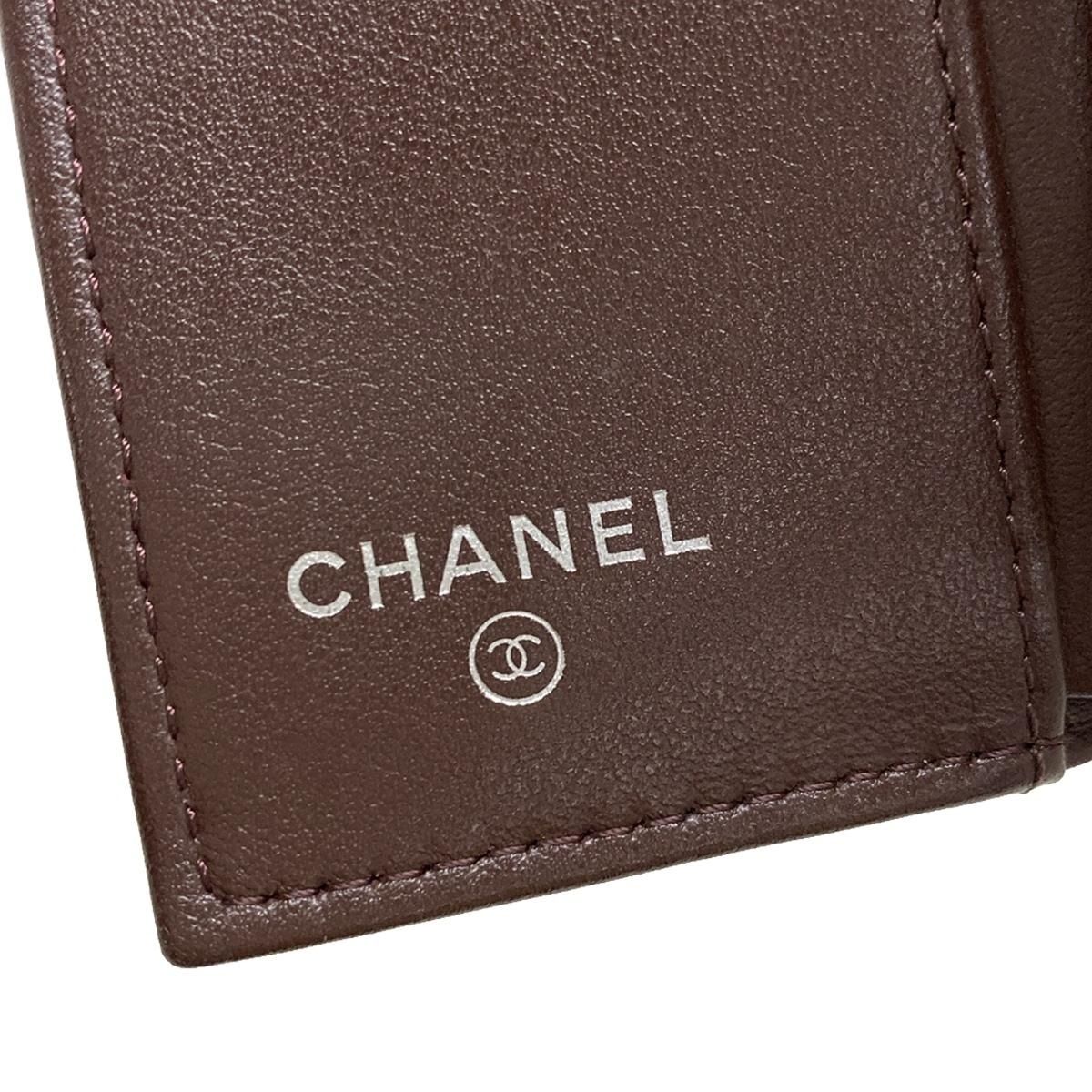 CHANEL(シャネル) 3つ折り財布美品 クラシックスモールフラップウォレット/マトラッセ AP0230 黒 シルバー金具 - メルカリ