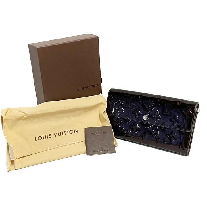 LOUIS VUITTON ルイヴィトン ポルトフォイユ サラ ヴェルニ LOUIS VUITTON ヴィトン ポルトフォイユ サラ ヴェルニ 長財布