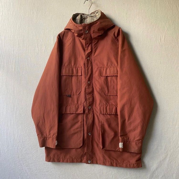 70s 80s Woolrich マウンテンパーカー / S オレンジ コットン ナイロン