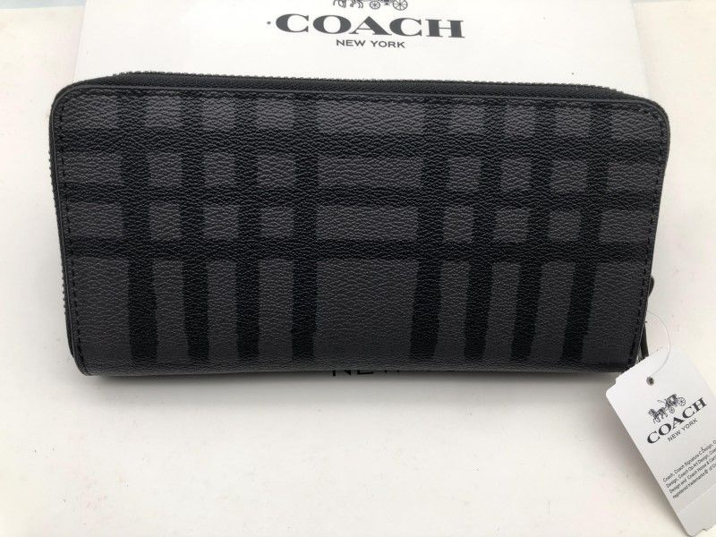 コーチ COACH 長財布 財布 シグネチャー アコーディオンラウンドジップ